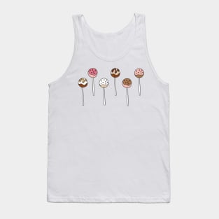 Cake Pop Pattern Tank Top